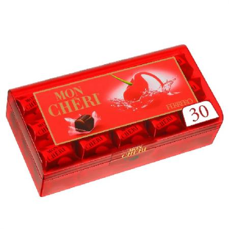 Mon cheri Chocolate nhân rượu và quả cherry 315g