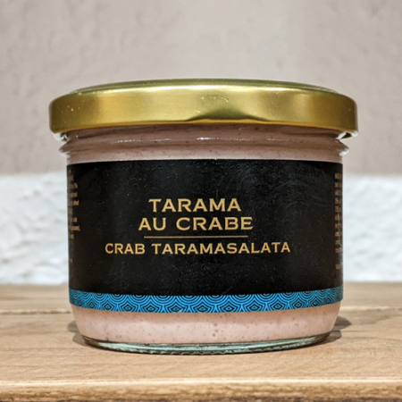 Kaspia tarama crab sốt cua ăn kèm trứng cá 90g