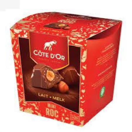 Cote d'or hạt bọc chocolate đỏ nhũ vàng 195g