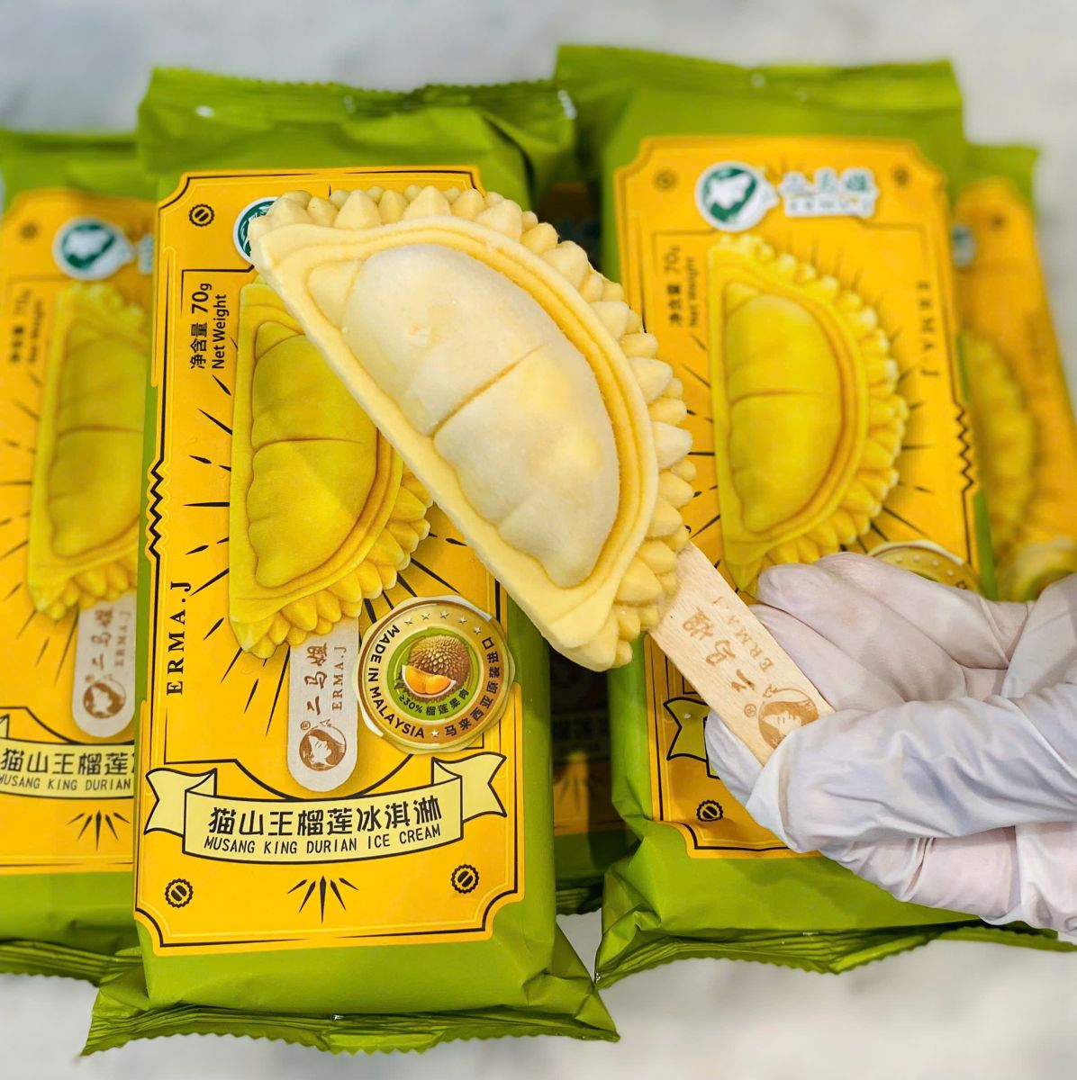 Au Gourmet phân phối độc quyền kem sầu riêng Musang King