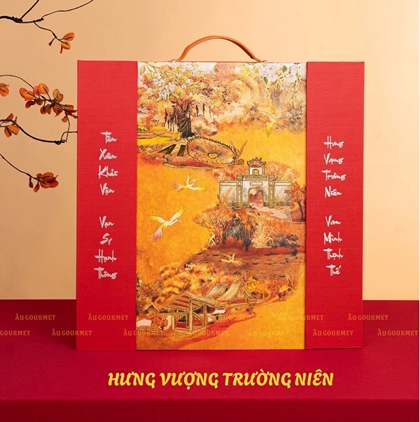 Hộp quà Tết cao cấp phong cách Châu Âu