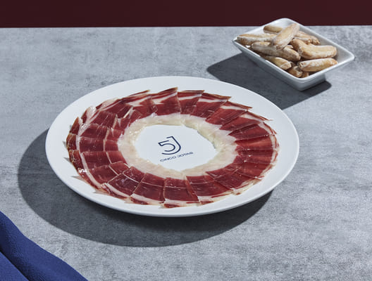 Lát cắt iberico vân mỡ chuẩn Tây Ban Nha