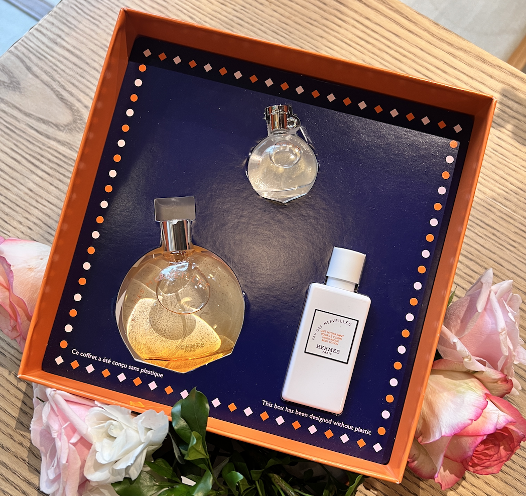 Set nước hoa, dưỡng thể nữ Hermes L'ambre des Merveilles