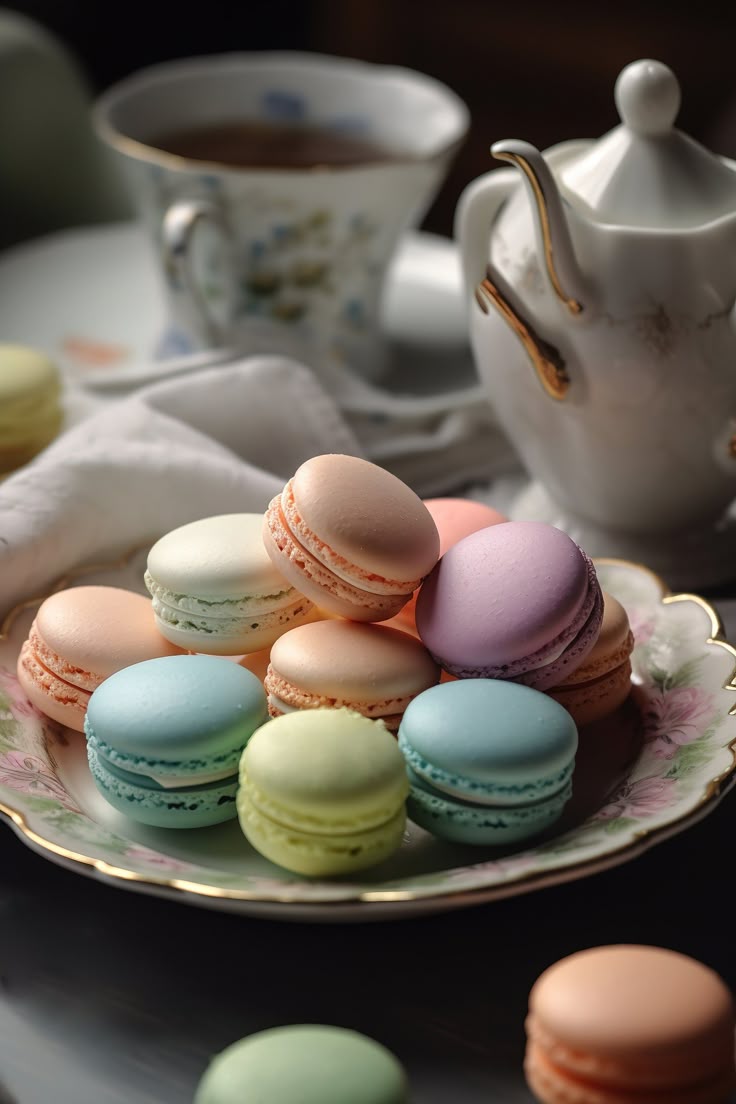 Tiệc trà chiều Macaron