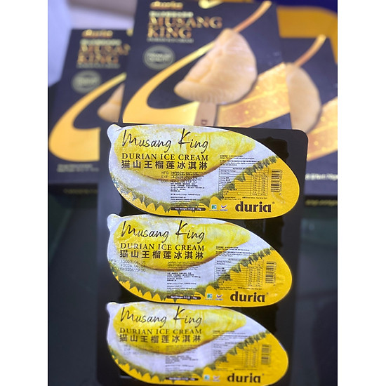 Kem sầu riêng Musang King - Vị ngon độc đáo từ Malaysia