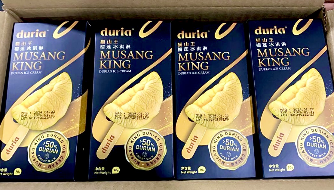 Kem sầu riêng Musang King - Vị ngọt ngậy, thơm lừng từ Malaysia